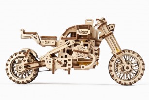Scrambler UGR-10 Motor Bike with sidecar model kit