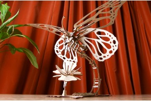 Butterfly mechanical model kit
