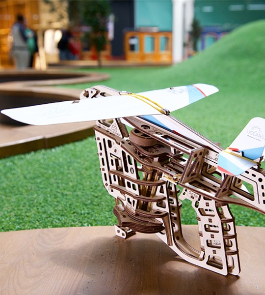 Ugears Flight Starter mechanical model kit
