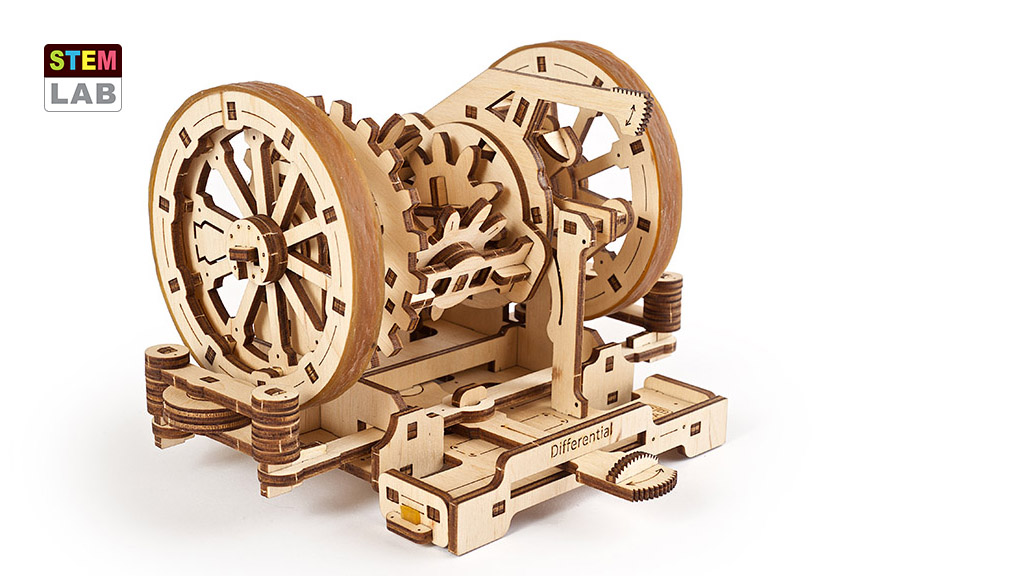 Differential educational mechanical model kit